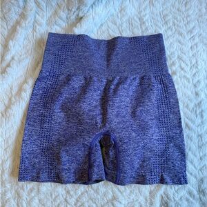 High-Waisted Blue Women's Shorts